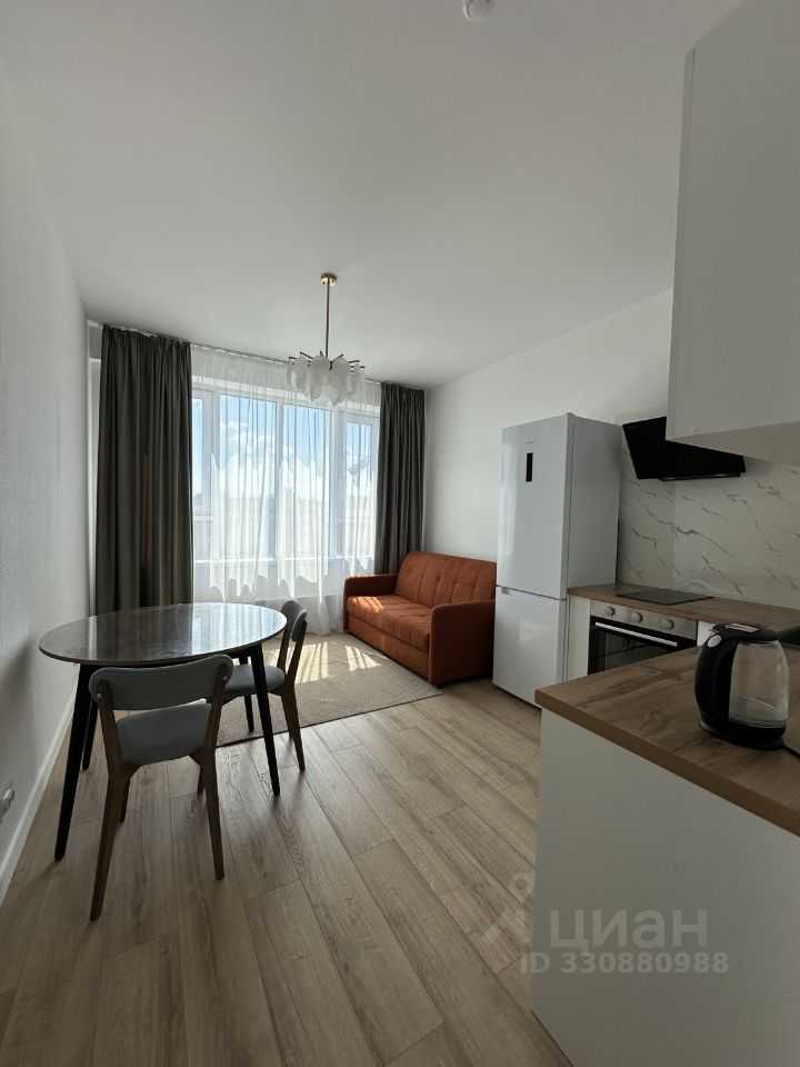 1-комнатная квартира, 37,4 м²