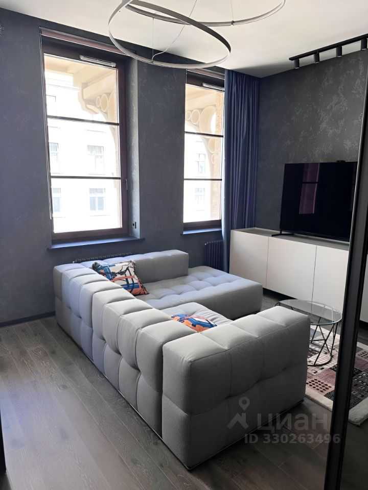1-комнатная квартира, 55 м²