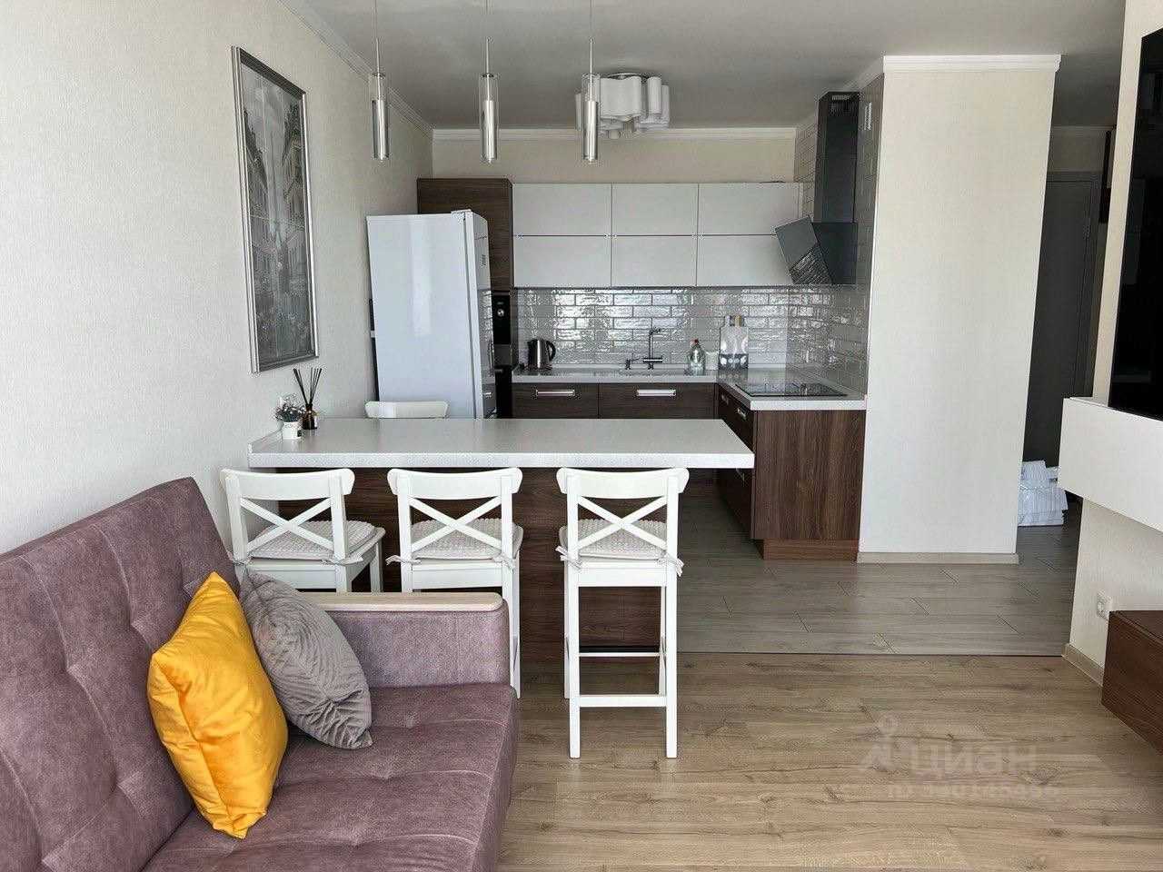 1-комнатная квартира, 46,1 м² — фотография 3