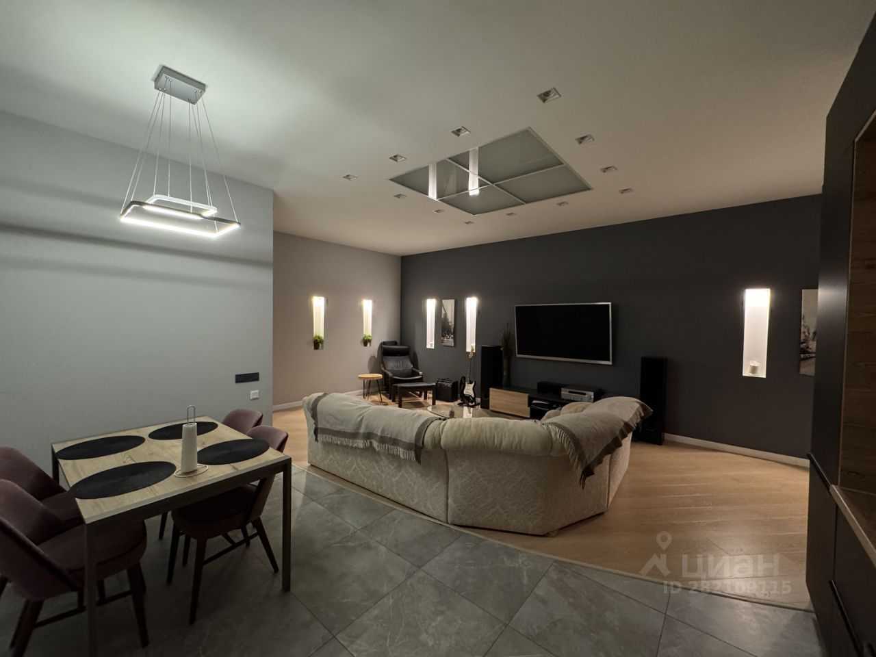 1-комнатная квартира, 66 м² — фотография 3