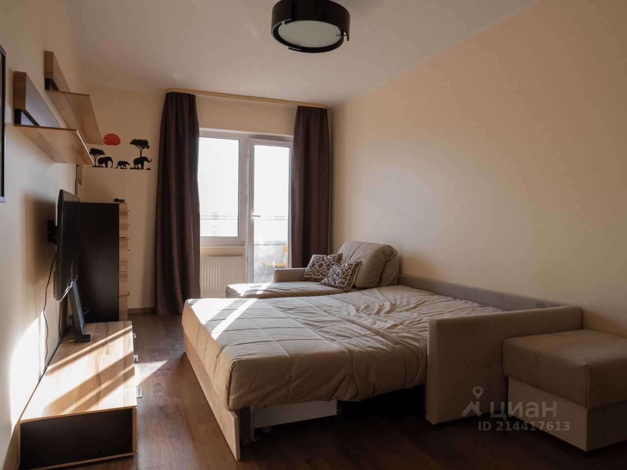 1-комнатная квартира, 38 м² — фотография 3