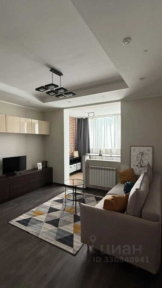 1-комнатная квартира, 54 м²