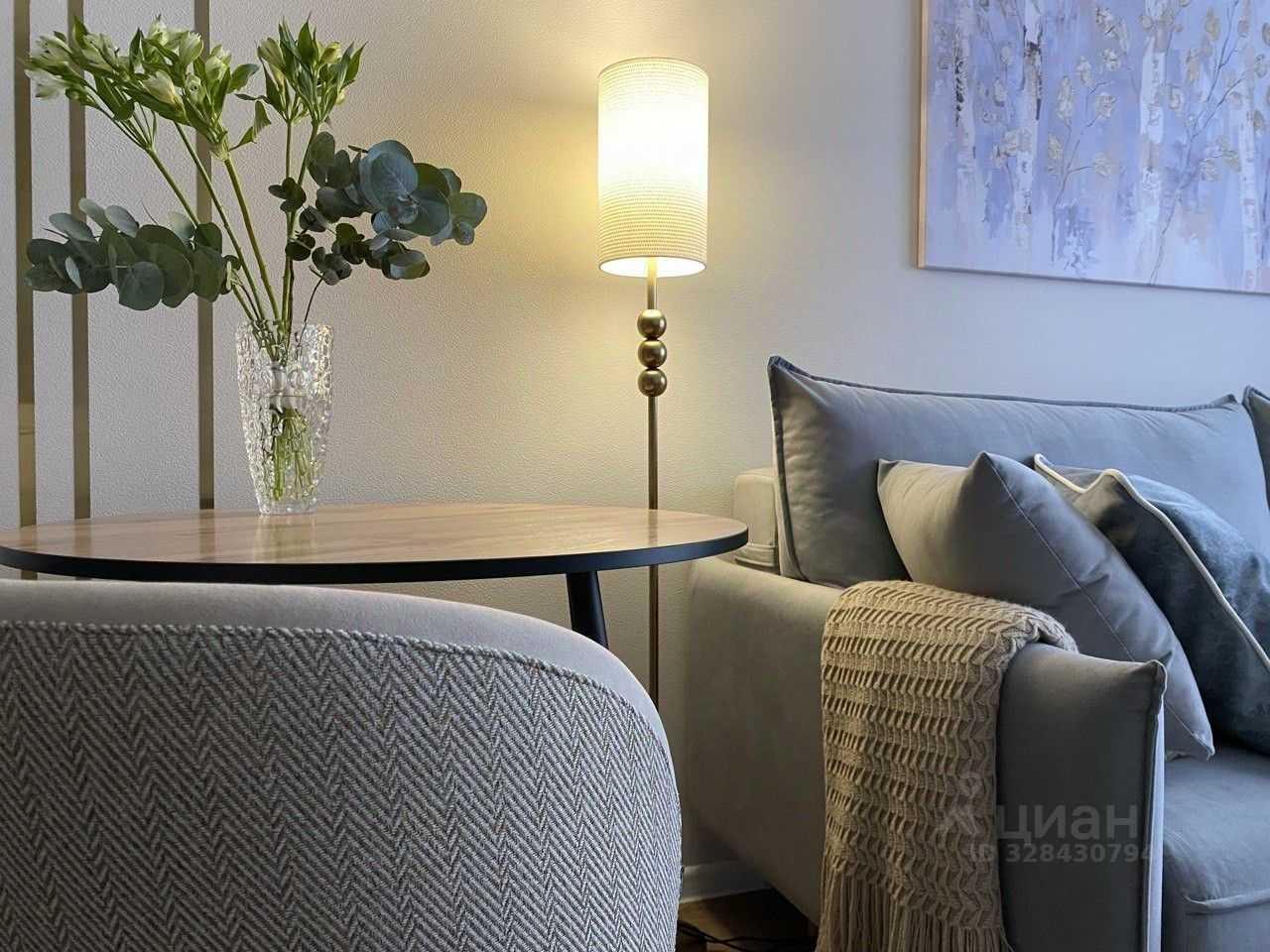 1-комнатная квартира, 34,5 м²