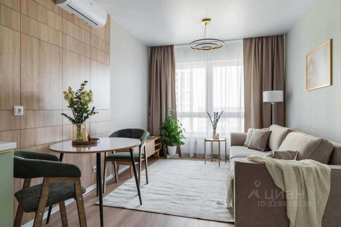 1-комнатная квартира, 34,8 м²