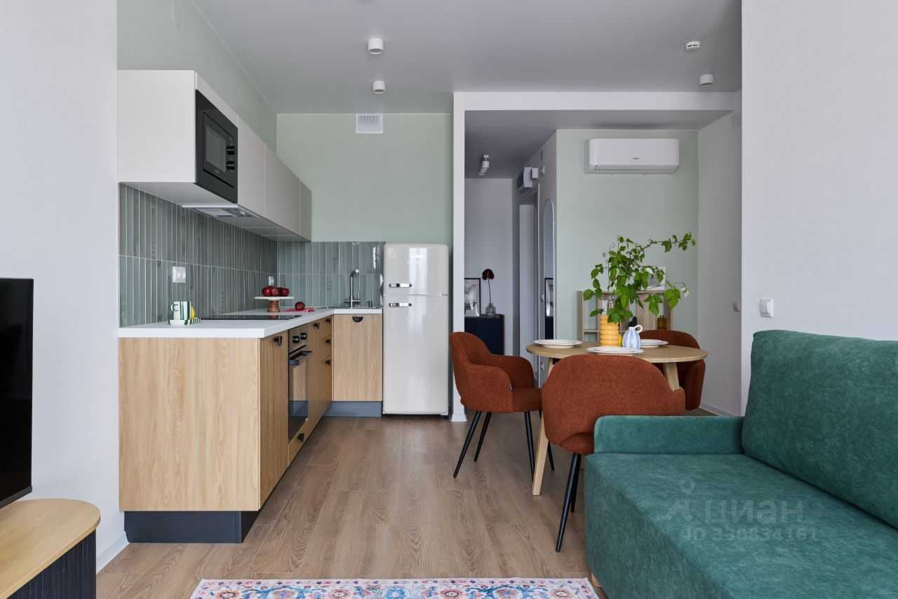 1-комнатная квартира, 39 м² — фотография 2