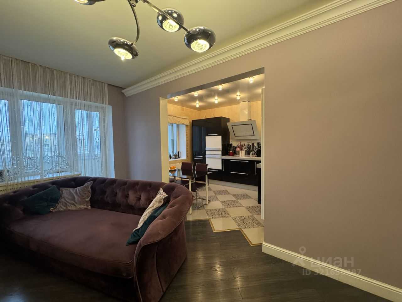 3-комнатная квартира, 95 м²