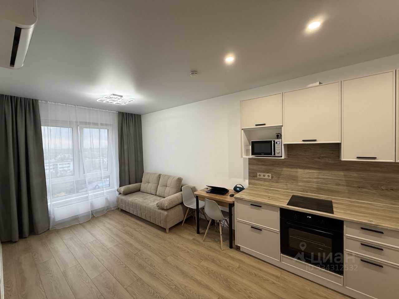 1-комнатная квартира, 33 м²