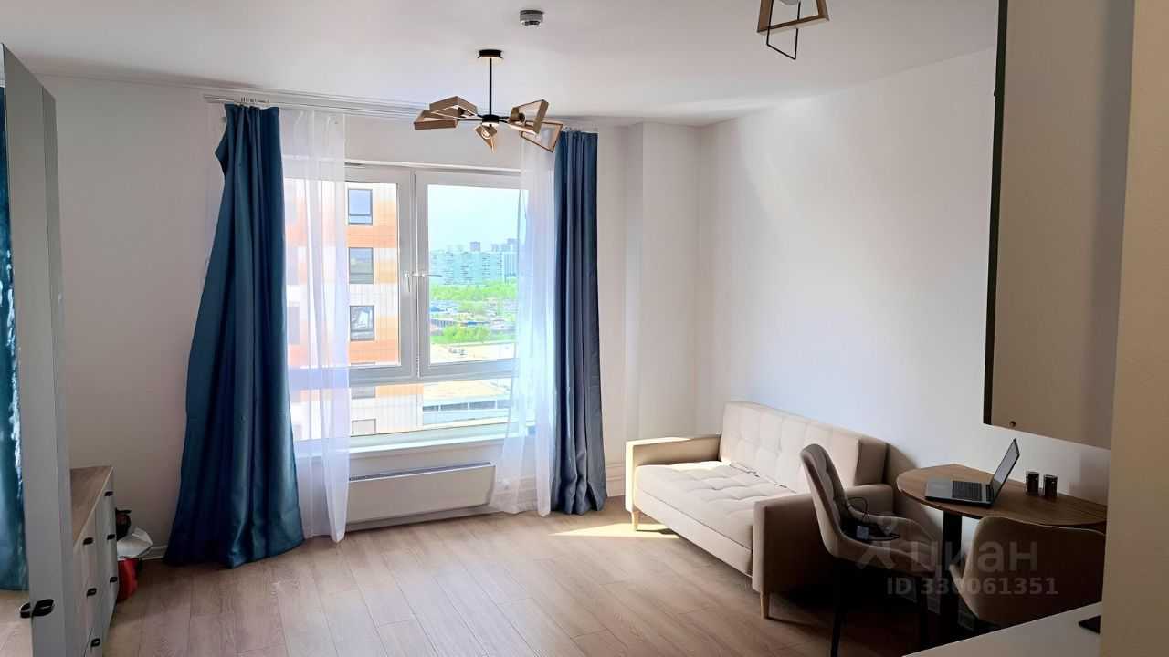 1-комнатная квартира, 23,4 м²