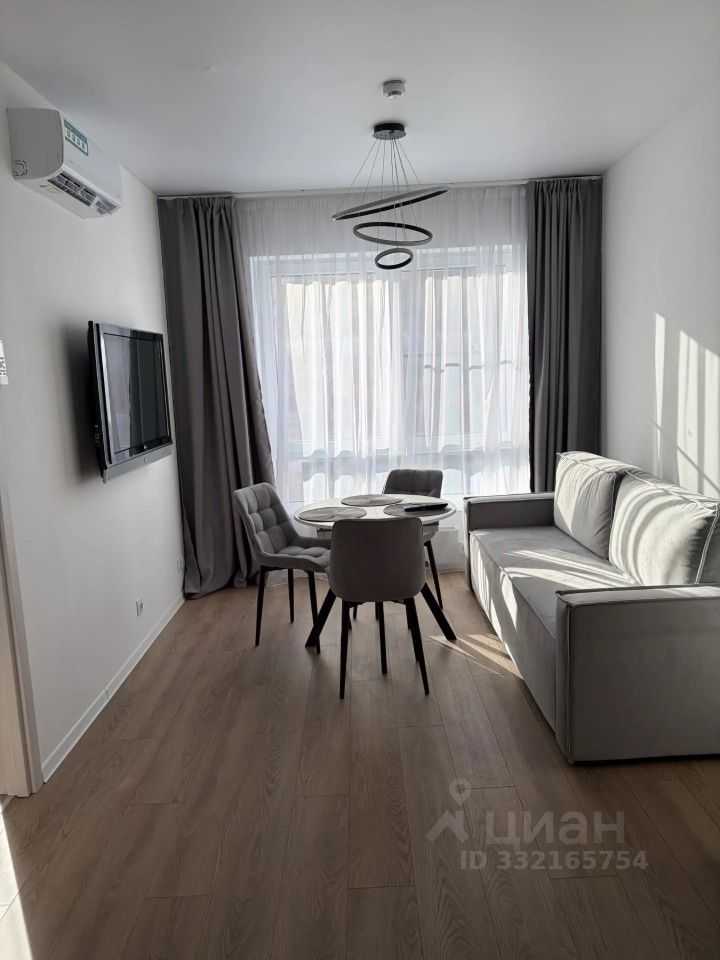 1-комнатная квартира, 33,6 м²