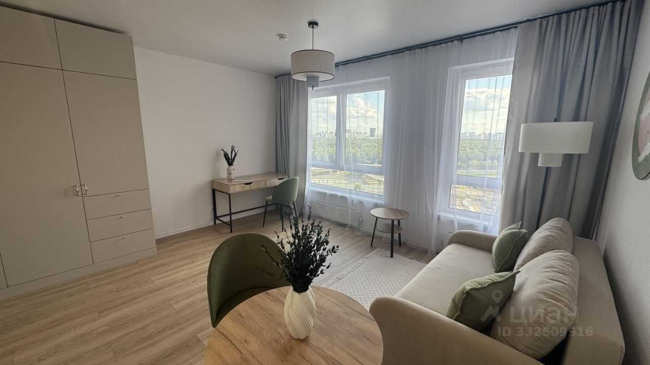 1-комнатная квартира, 27 м² — фотография 2