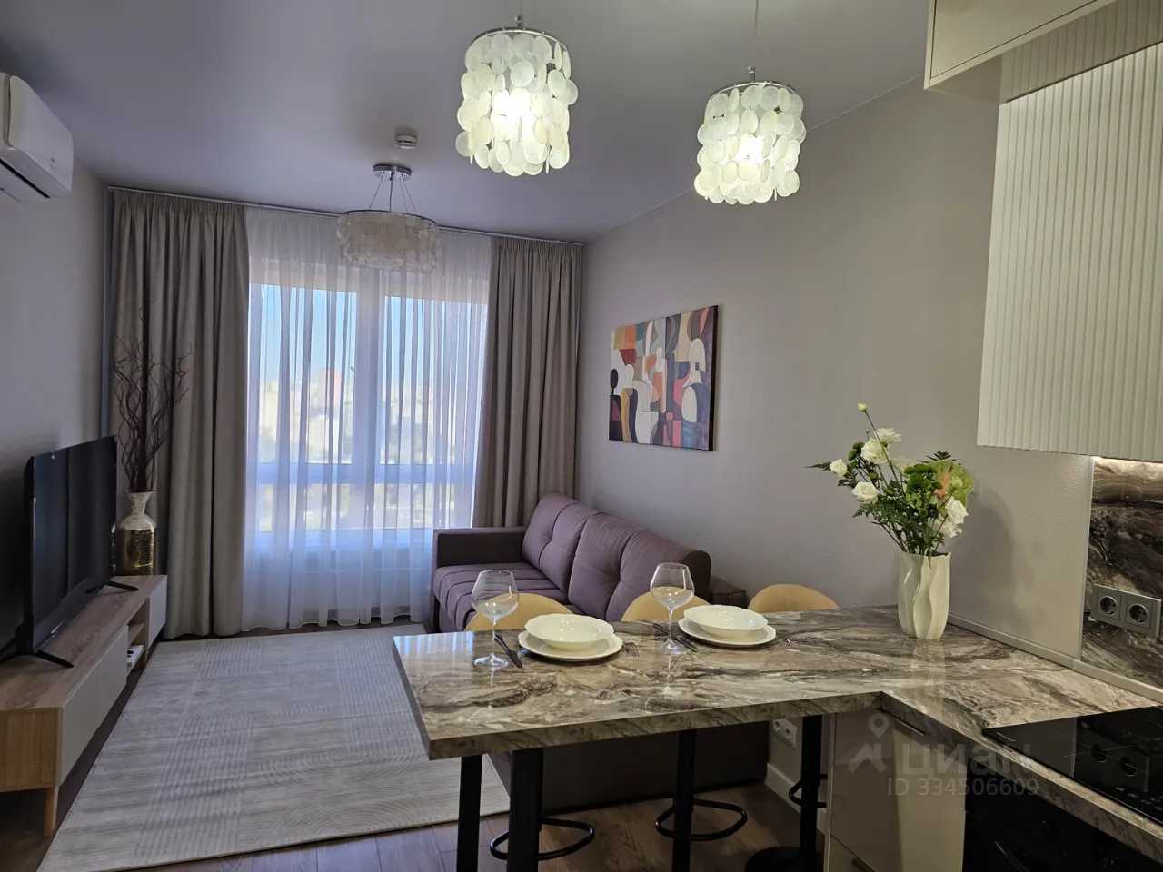 2-комнатная квартира, 34,1 м² — фотография 3
