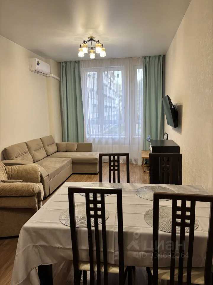 1-комнатная квартира, 46 м²