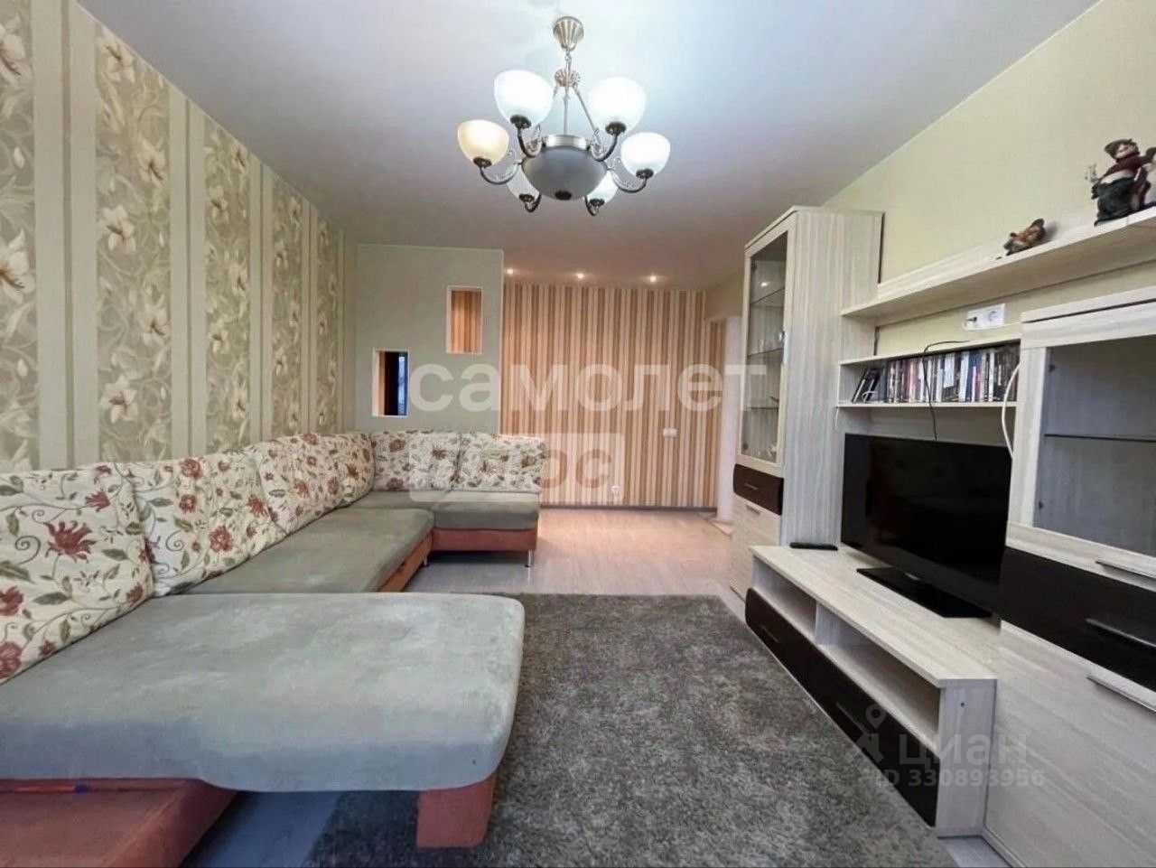 3-комнатная квартира, 61,6 м²