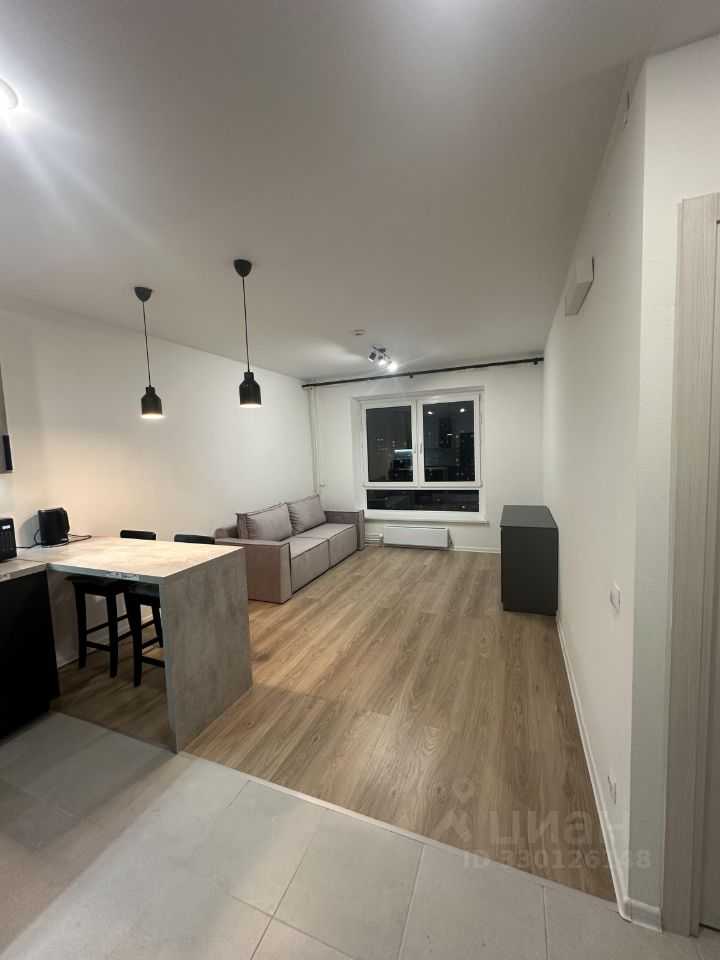 1-комнатная квартира, 39 м²