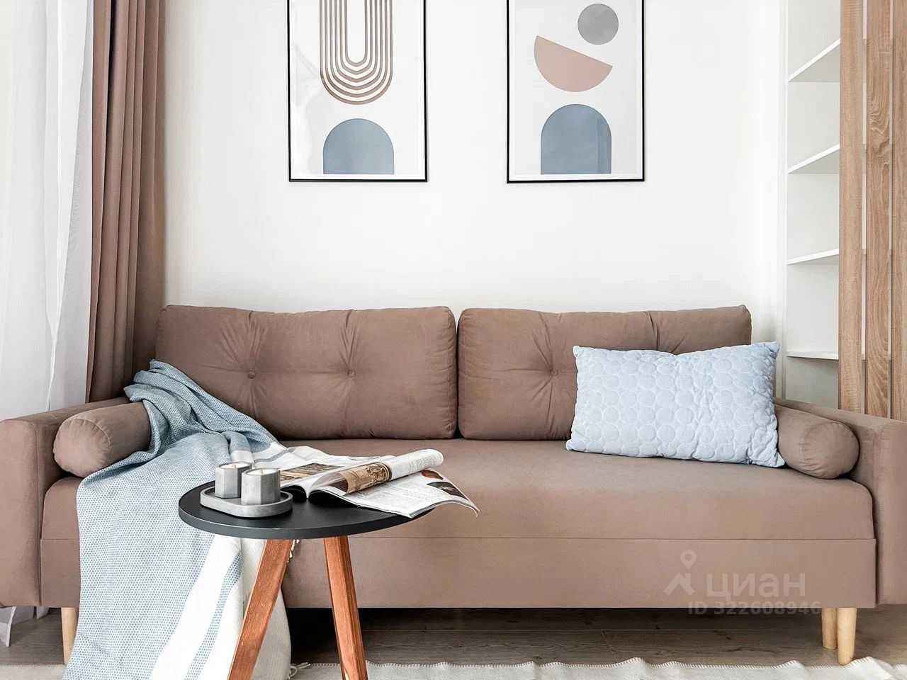 1-комнатная квартира, 38 м² — фотография 2