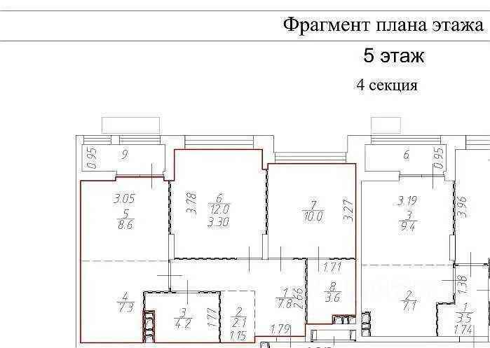 3-комнатная квартира, 60 м²