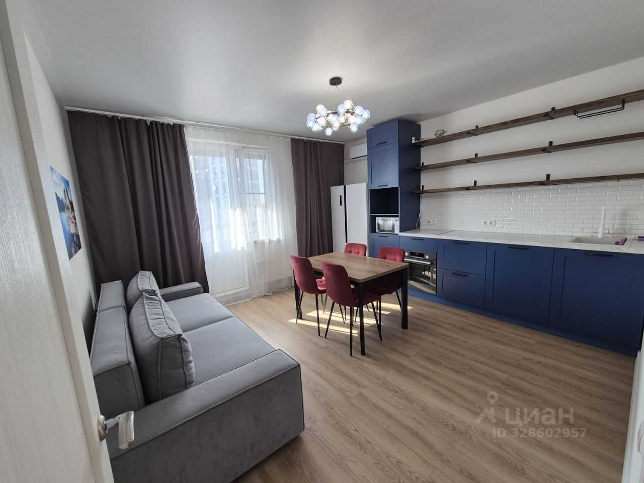 3-комнатная квартира, 57,3 м²