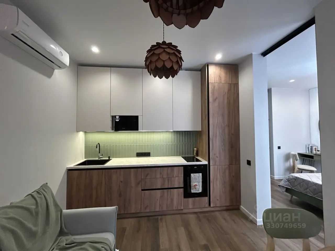 1-комнатная квартира, 37,6 м²