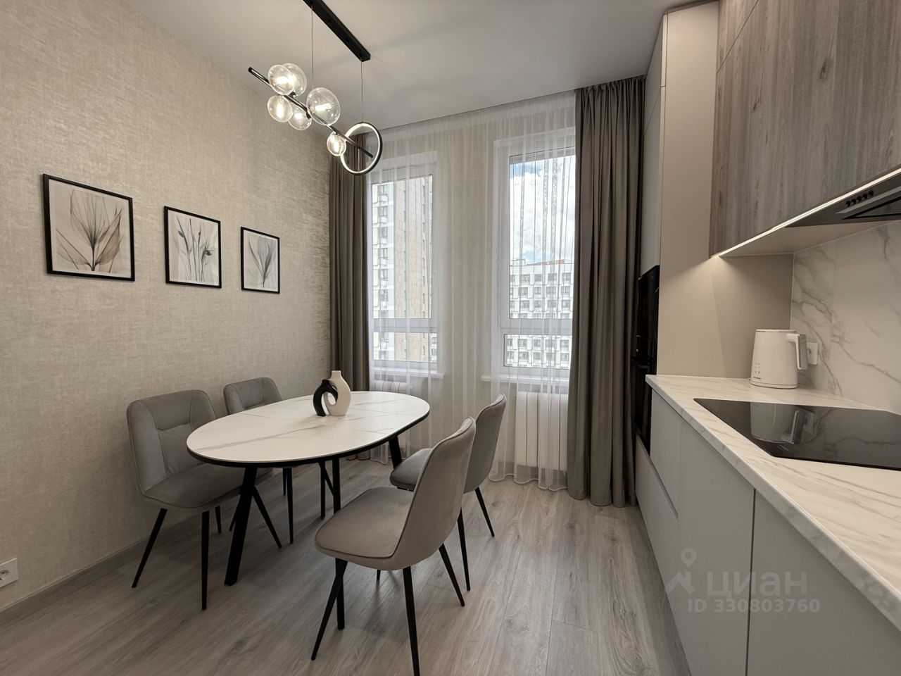 2-комнатная квартира, 54 м² — фотография 3