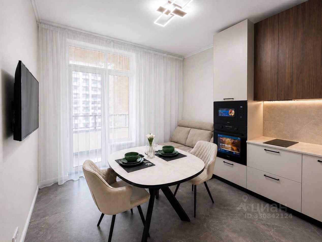 1-комнатная квартира, 38 м² — фотография 3