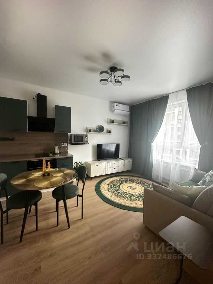 1-комнатная квартира, 36,5 м²