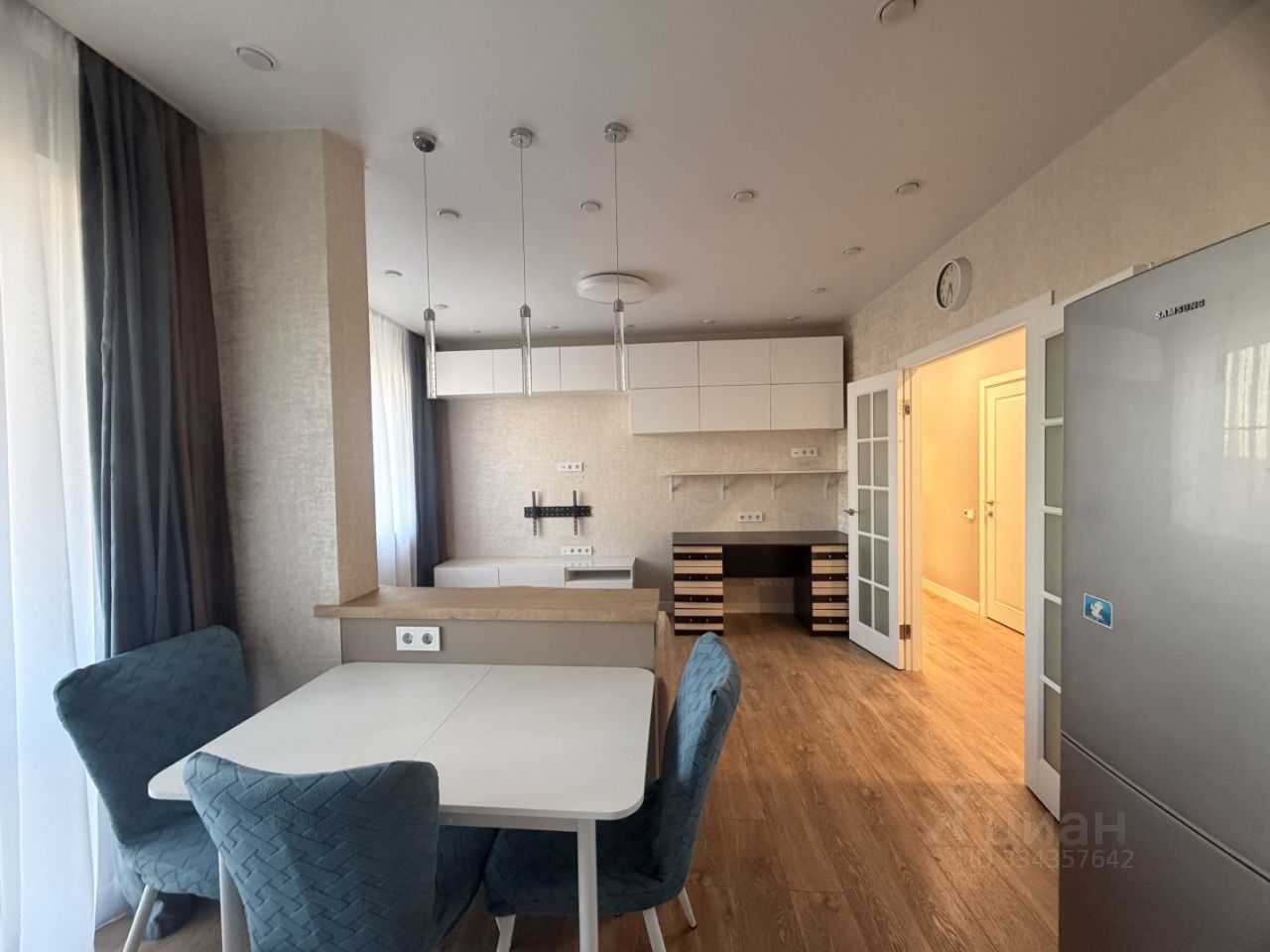 3-комнатная квартира, 57 м²
