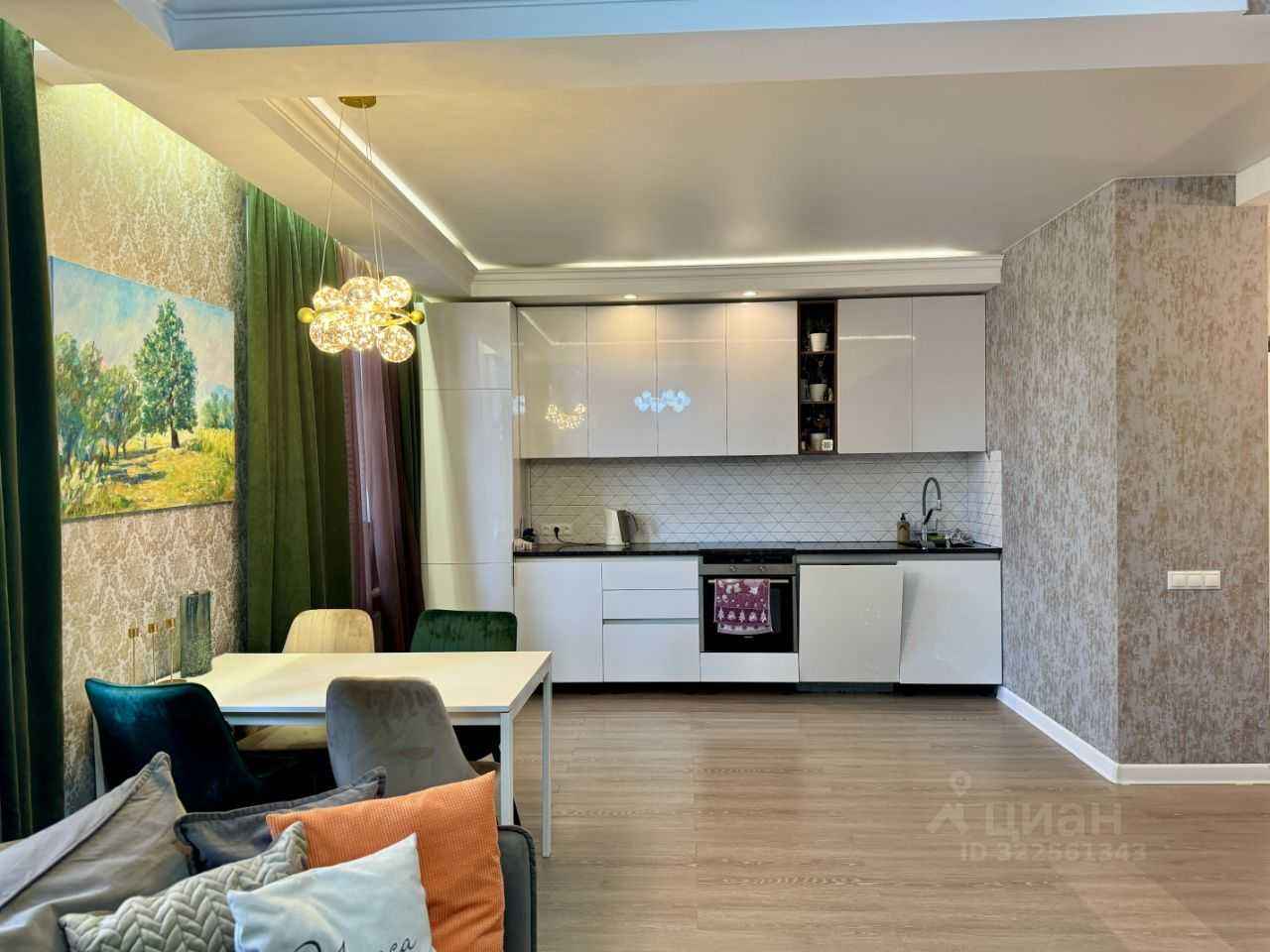 3-комнатная квартира, 91 м²