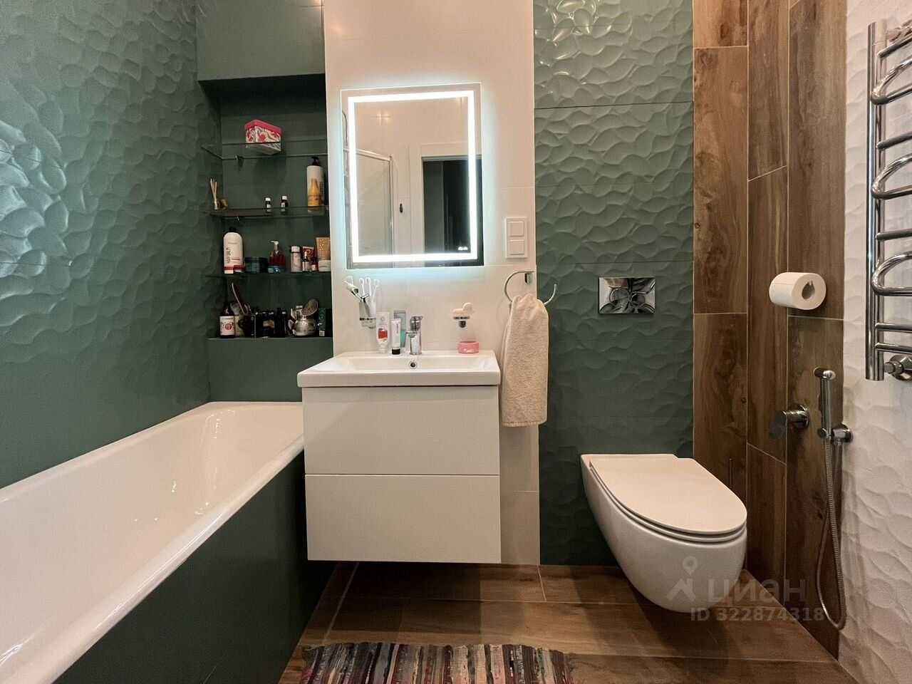 2-комнатная квартира, 60 м² — фотография 2