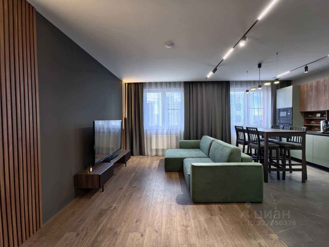 3-комнатная квартира, 87 м² — фотография 2