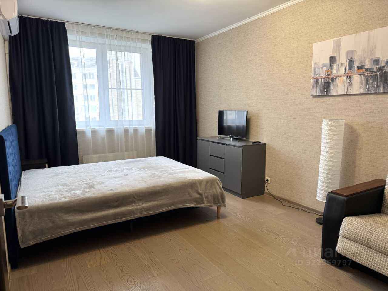 1-комнатная квартира, 37 м² — фотография 2