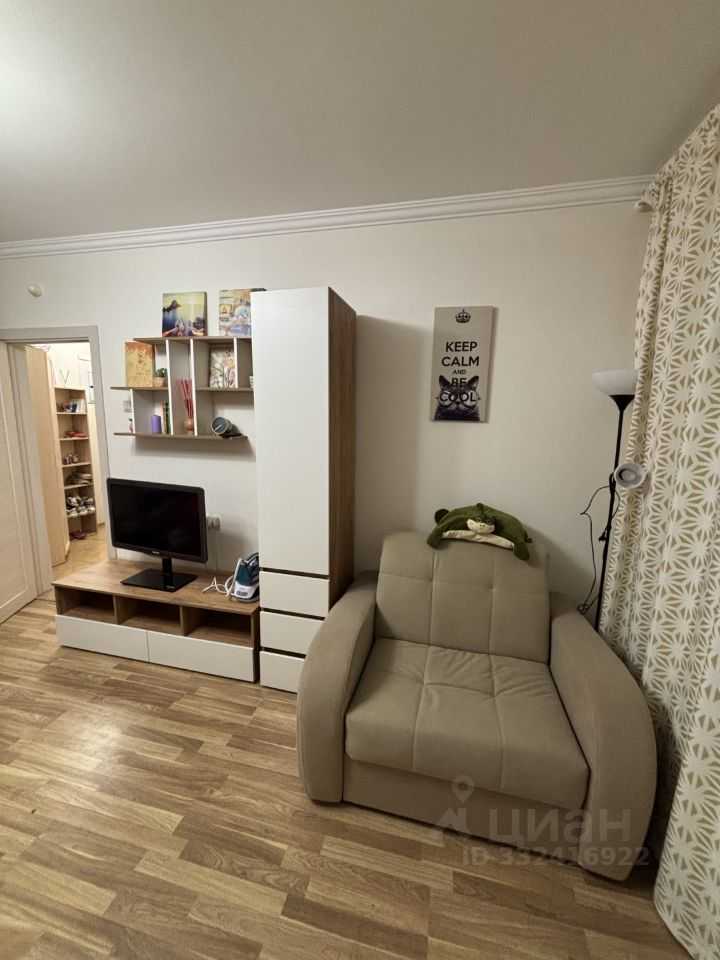 1-комнатная квартира, 40 м²