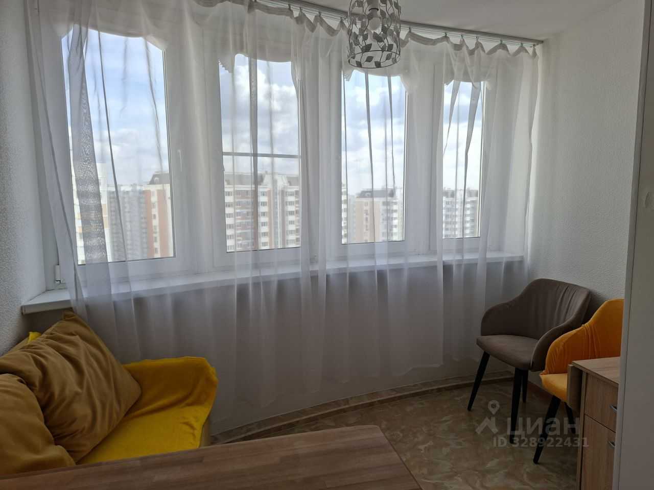 1-комнатная квартира, 44 м²
