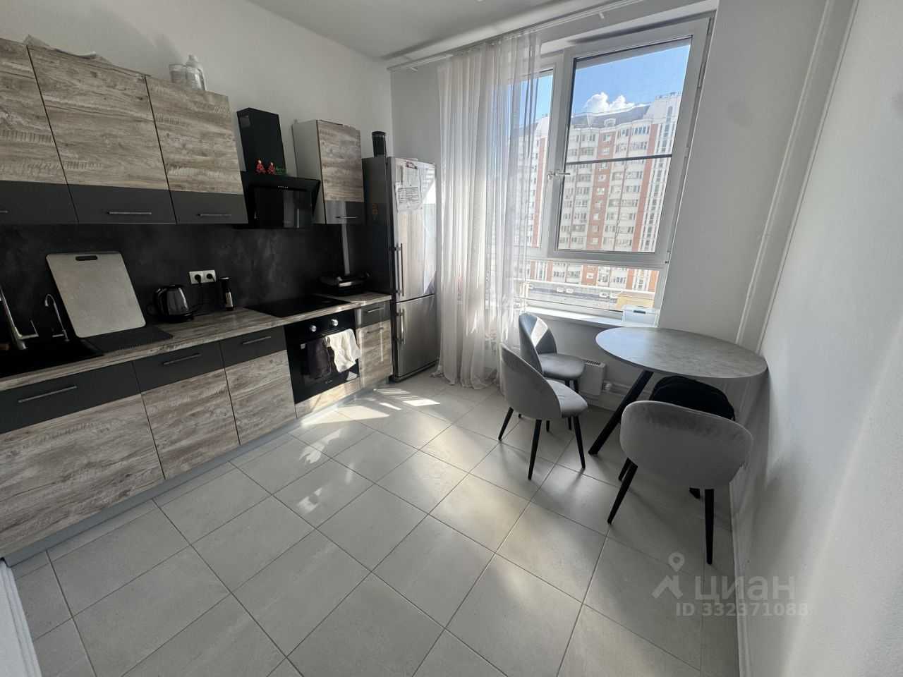 1-комнатная квартира, 37,3 м²