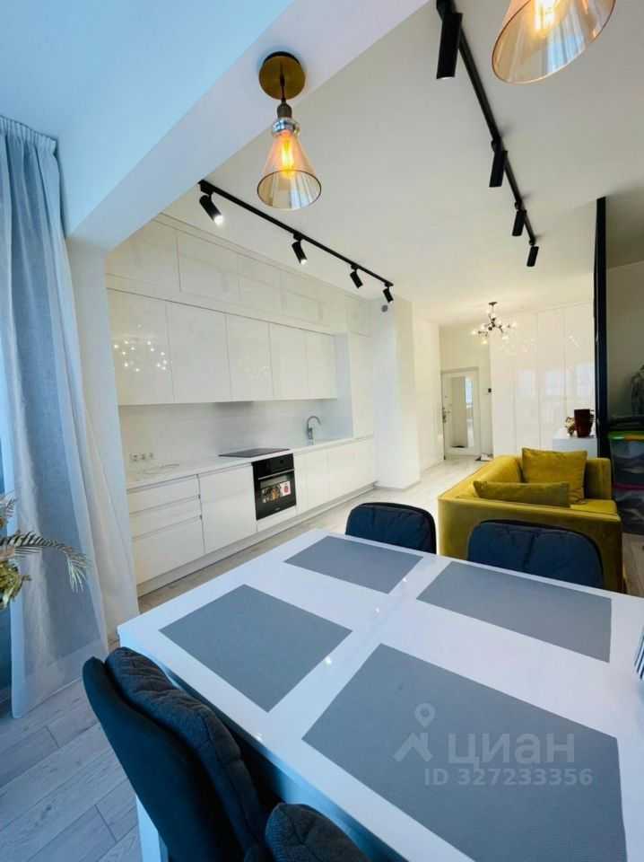 1-комнатная квартира, 56 м²