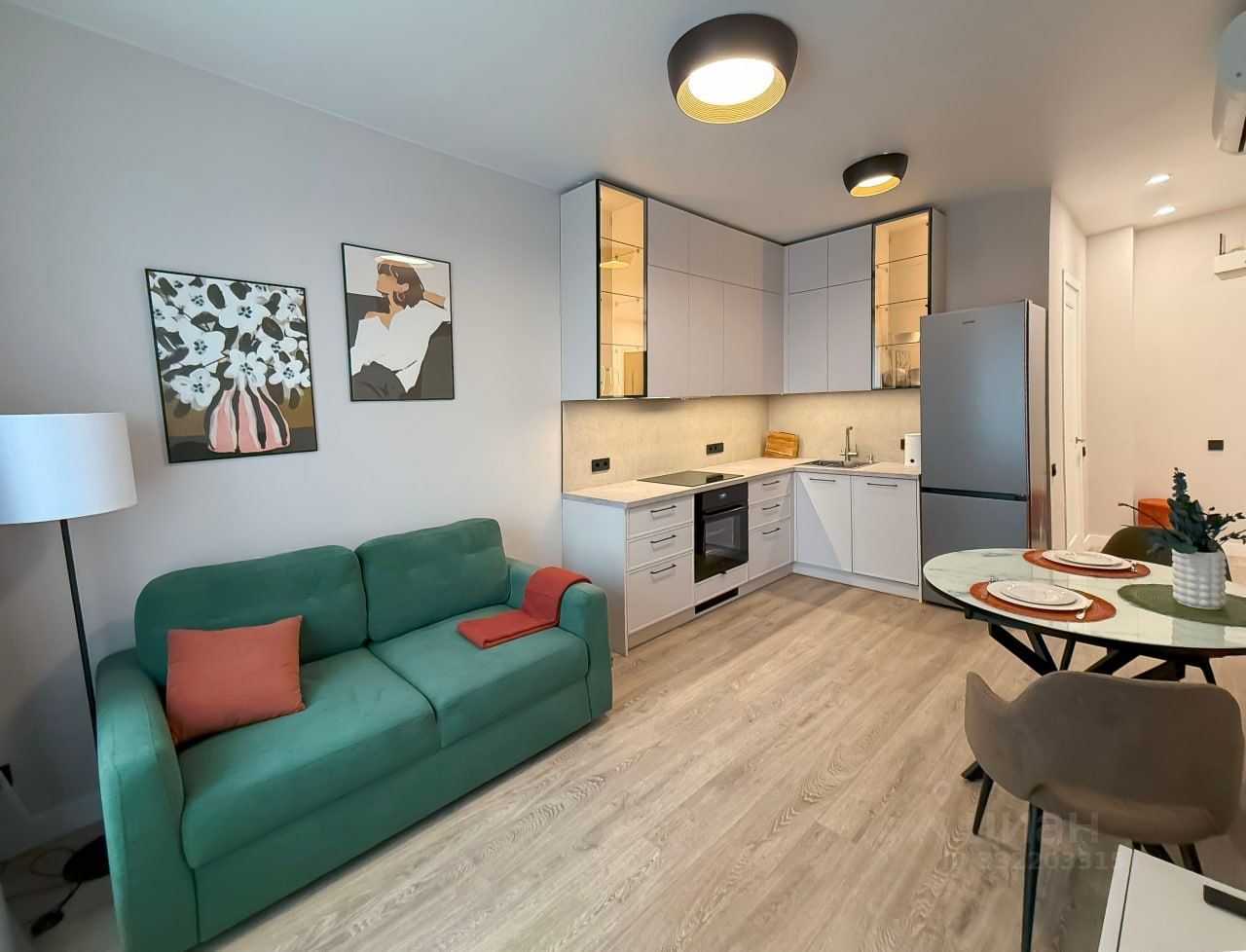 1-комнатная квартира, 43 м²