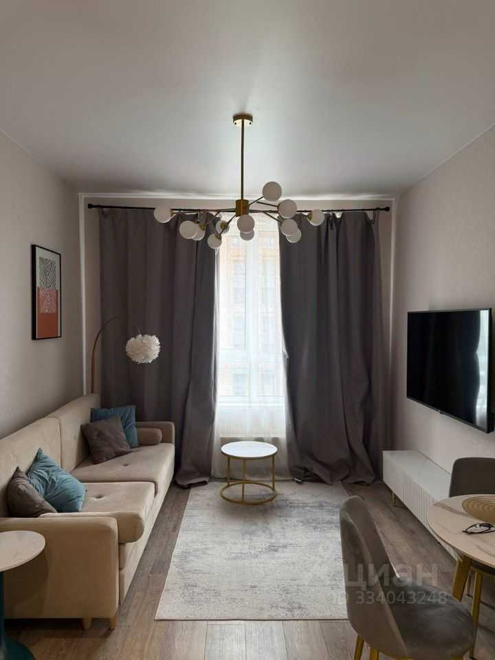 1-комнатная квартира, 37 м²