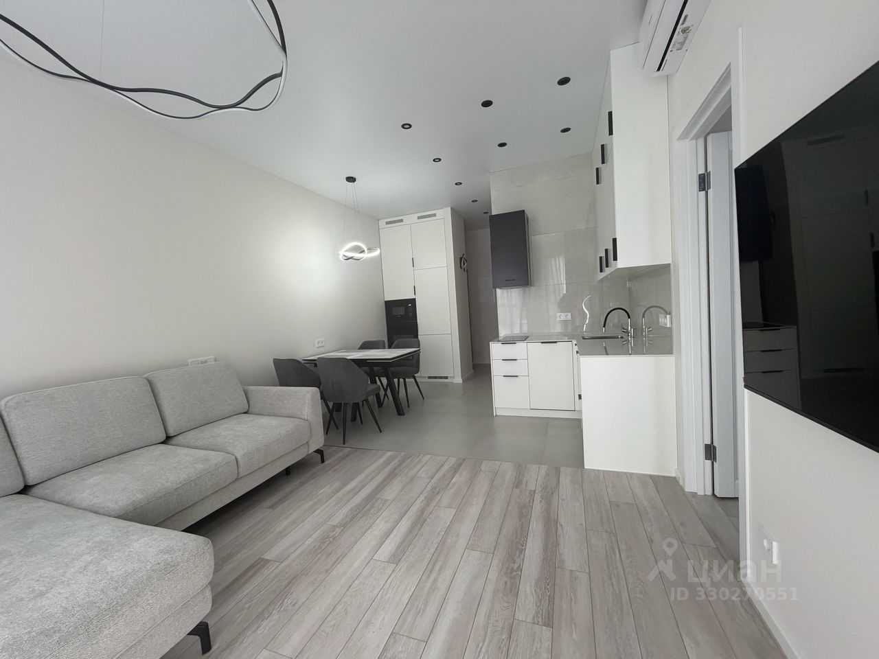2-комнатная квартира, 53,8 м²