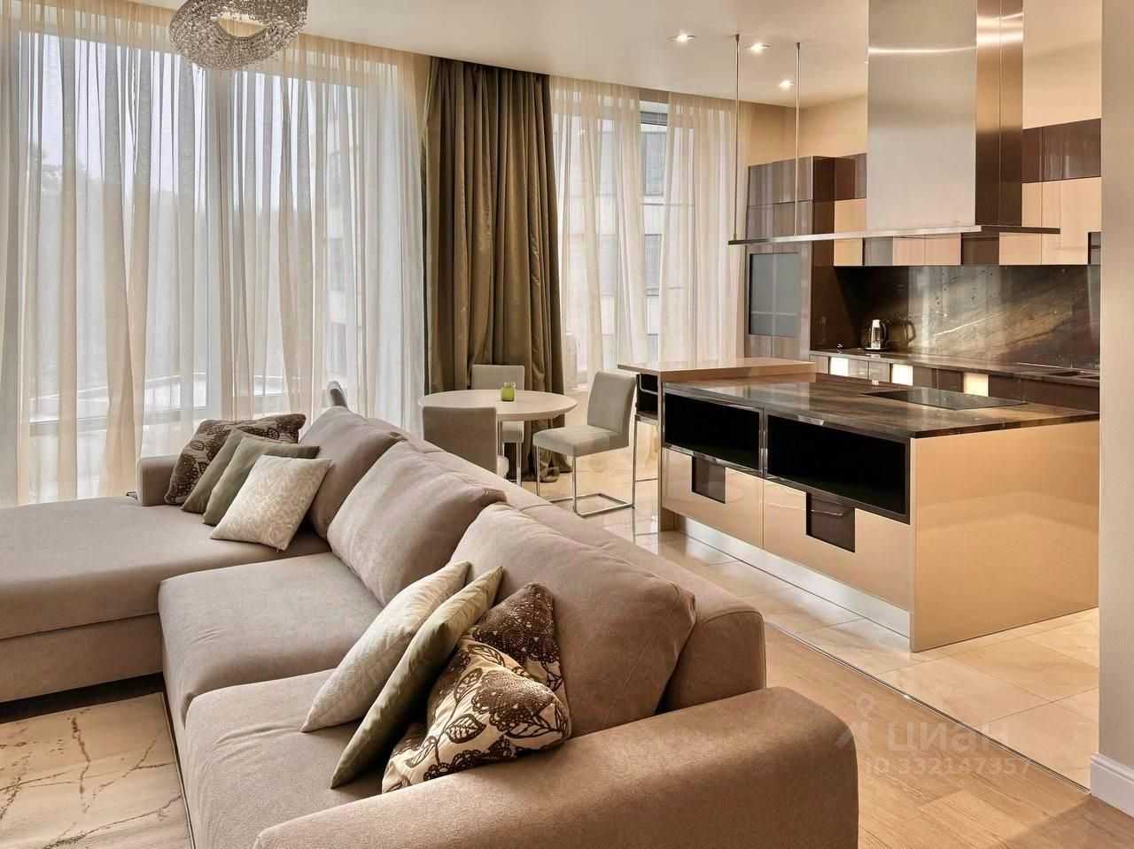 3-комнатная квартира, 136 м²