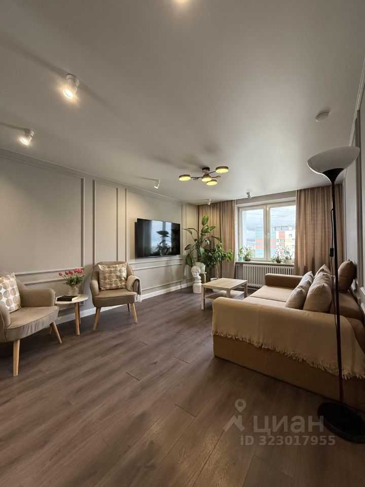 3-комнатная квартира, 64,5 м² — фотография 2
