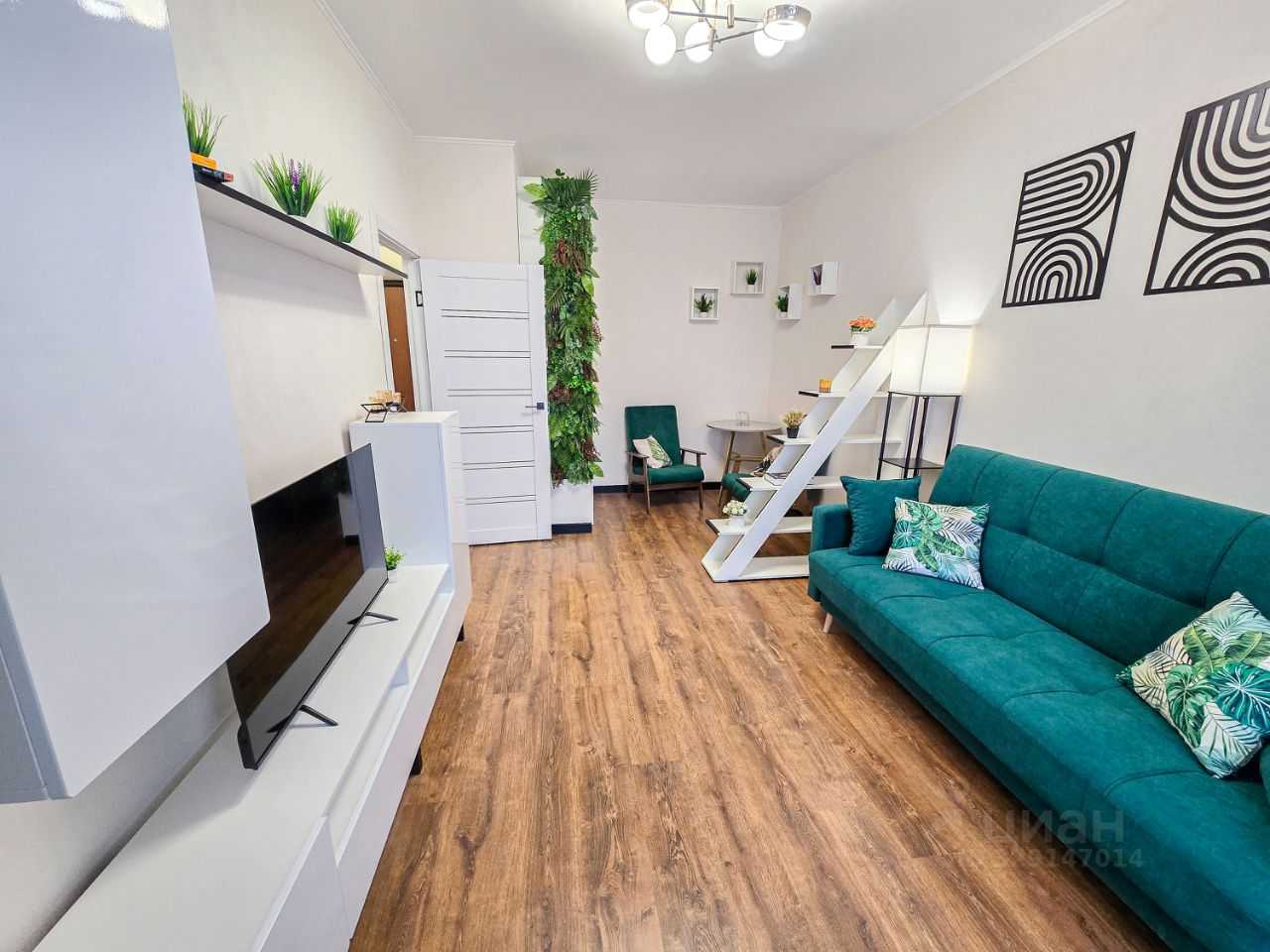 1-комнатная квартира, 38 м²