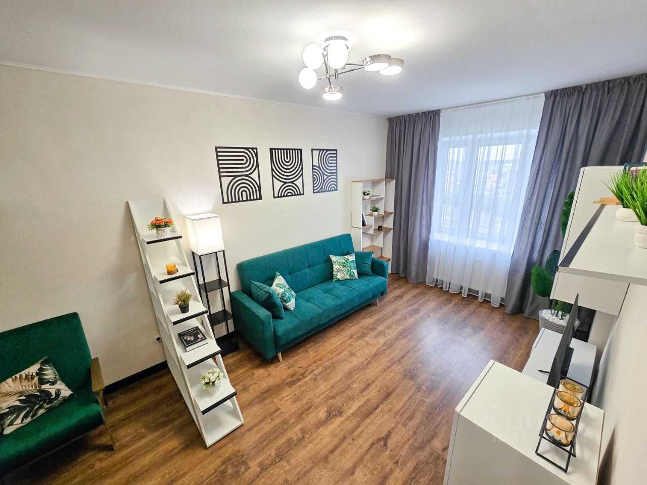 1-комнатная квартира, 38 м² — фотография 3