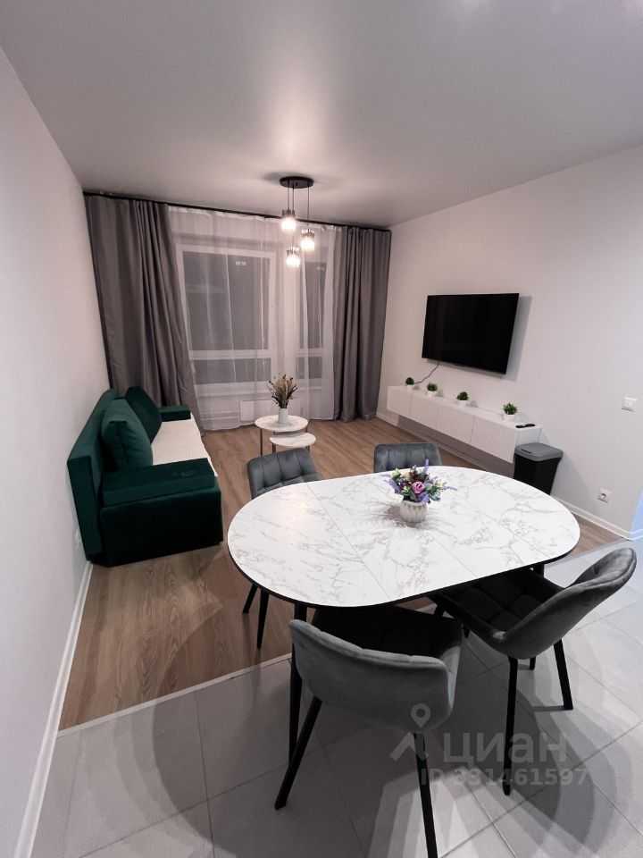 2-комнатная квартира, 55,5 м²