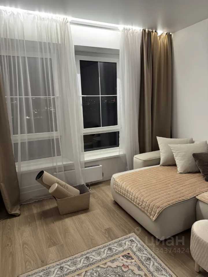 1-комнатная квартира, 39 м² — фотография 2