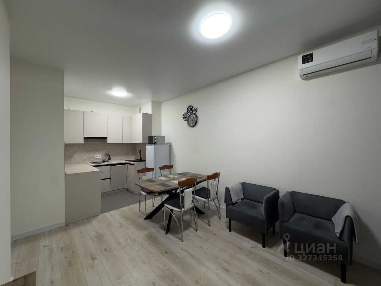 1-комнатная квартира, 39,2 м²