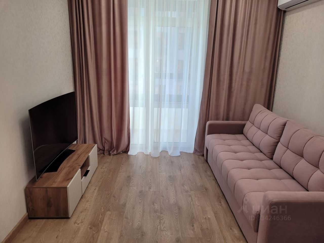 1-комнатная квартира, 38 м²
