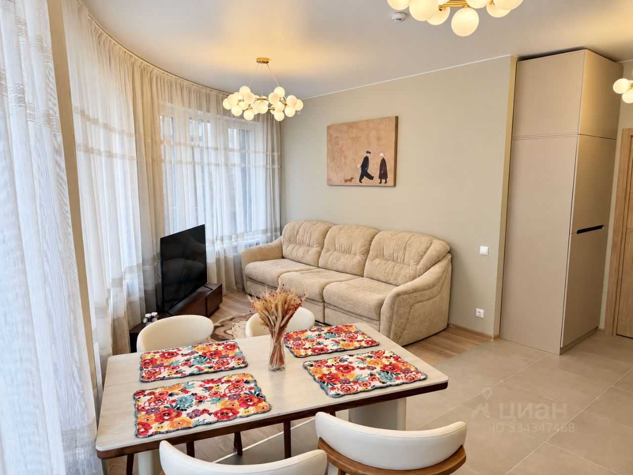 3-комнатная квартира, 65 м² — фотография 2
