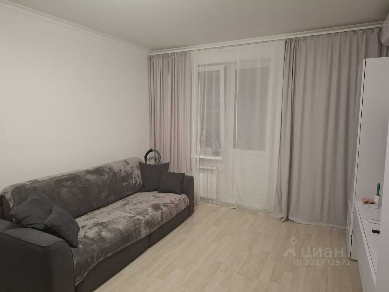 1-комнатная квартира, 43 м²